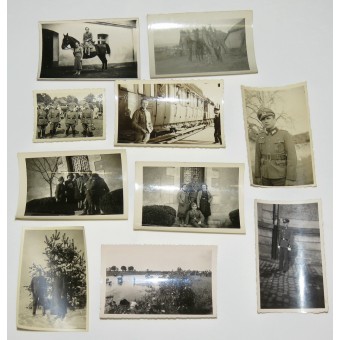 Photos of a German soldier from the Wehrmacht supply company. Espenlaub militaria